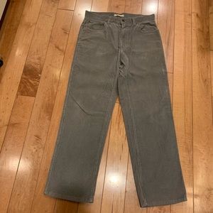 L.L. bean grey Corduroy